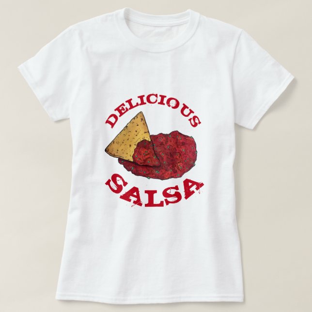 T-shirt Illustration de délicieuses chips de tortilla de l (Design devant)
