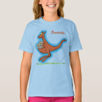 Illustration de dessin animé Cute kangaroo et koal