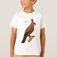 illustration de dessin animé d'aigle de Java