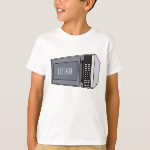 T-shirt Illustration de dessin sur micro-ondes