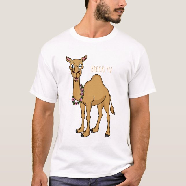 T-shirt Illustration de dromadaire (Devant)