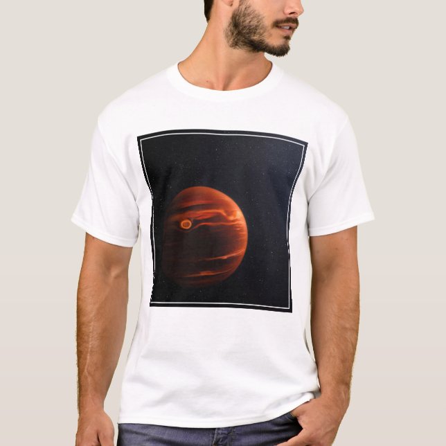 T-shirt Illustration De Exoplanet Vhs 1256 B Et Ses Étoile (Devant)