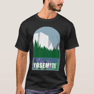 T-shirt Illustration De fleurs sauvages Dans Le Parc Natio