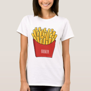 T-shirt Illustration de frites