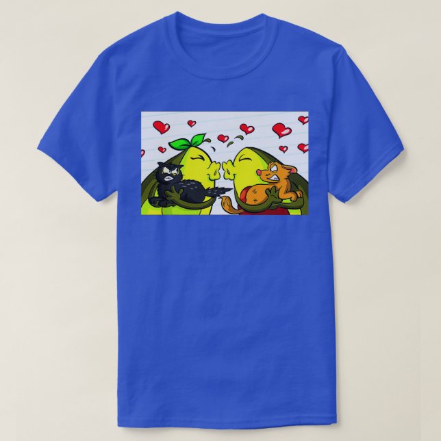 T-shirt Illustration de fruits Avocado (Design devant)