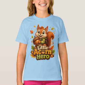 T-shirt Illustration de héros de petite gland adorable – S