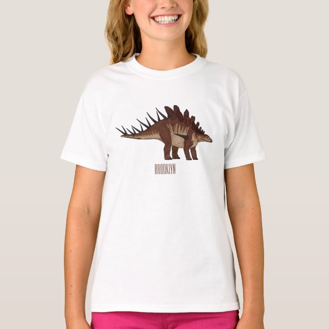 T-shirt Illustration de Kentrosaurus (Devant)