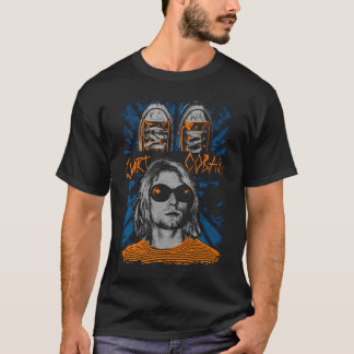 T-shirt Illustration de Kurt Cobain