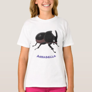 T-shirt Illustration de la caricature du dendroctone du rh