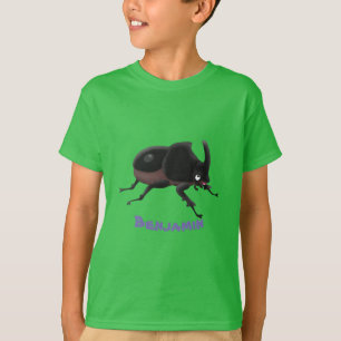 T-shirt Illustration de la caricature du dendroctone du rh