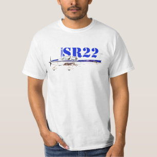 T-shirt Illustration de la conception de l'avion léger Cir