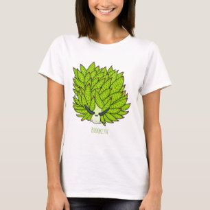 T-shirt Illustration de la feuille de limon
