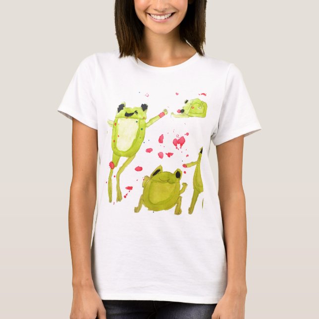 T-shirt Illustration de la grenouille mûre (Devant)