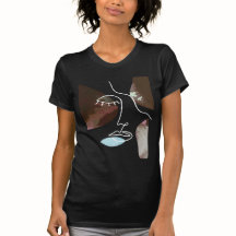 Illustration de la ligne Abstraite du visage fémin