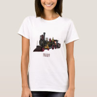 Illustration de la locomotive à vapeur