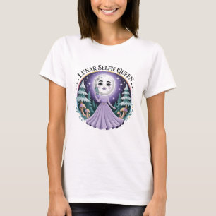 T-shirt Illustration de la Lune magique dans l'Imaginaire 