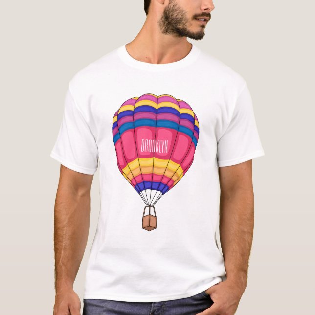 T-shirt Illustration de la montgolfière (Devant)