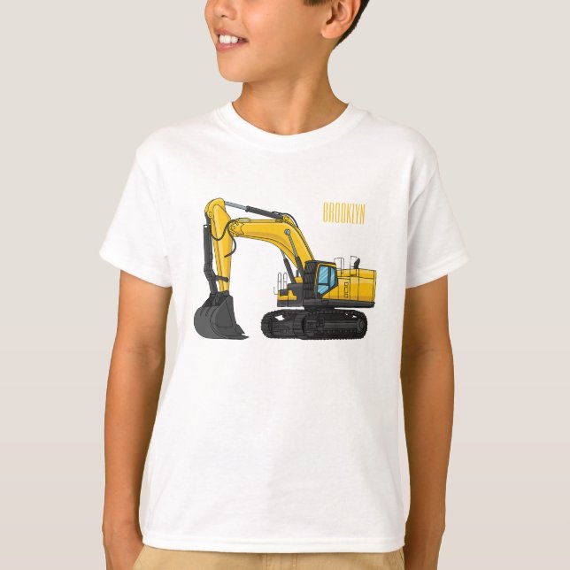 T-shirt Illustration de la pelle Crawler (Devant)