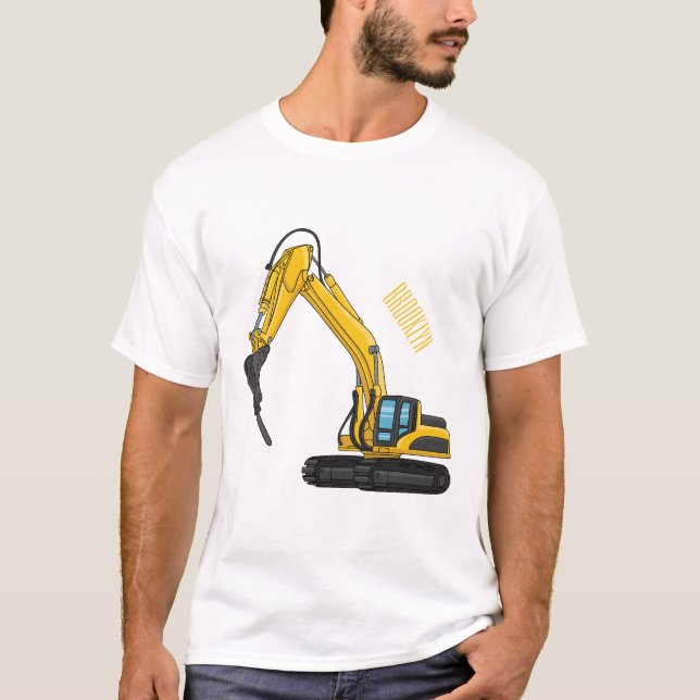 T-shirt Illustration de la pelle de rupture (Devant)