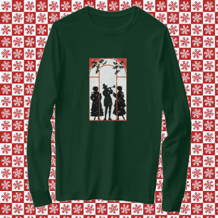 T-shirt Illustration de la silhouette des chanteurs de Noë