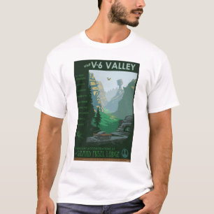 T-shirt Illustration de la vallée V-6
