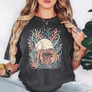 T-shirt Illustration de la vie marine du récif de corail d