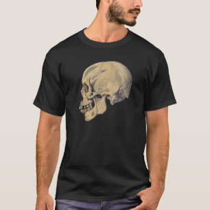 T-shirt Illustration de l'anatomie crânienne vintage