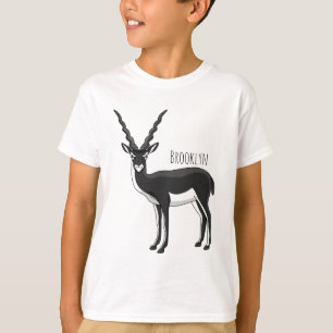 T-shirt Illustration de l'antilope Blackbuck