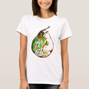 T-shirt Illustration de l'aquarelle pop art aux fruits à p