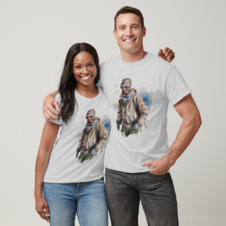T-shirt Illustration de l'art du monde en conflit