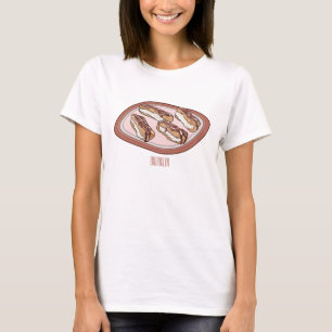 T-shirt Illustration de l'éclair de chocolat