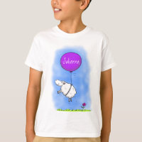 Illustration de l'humour en ballons de mouton mign