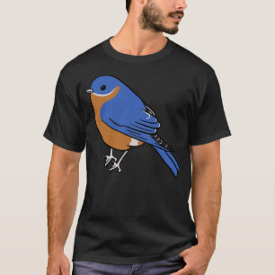 T-shirt Illustration de mignon bleu