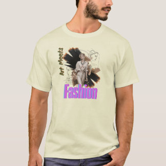 T-shirt Illustration de mode élégante