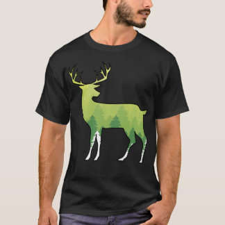 T-shirt Illustration De Montagne De Neige Sur Le Visage D'