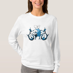 T-shirt Illustration de natation de Synch