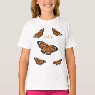 T-shirt Illustration de papillon monarque