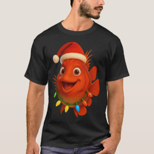 T-shirt illustration de pêche design premium