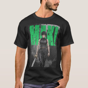 T-shirt Illustration de personnage d'anime dans un croquis
