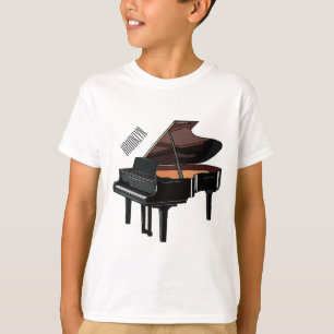 T-shirt Illustration de piano