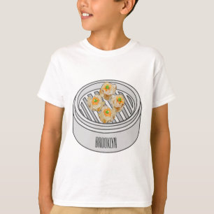 T-shirt Illustration de Shumai dim sum