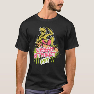 T-shirt Illustration de style art urbain