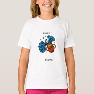 T-shirt Illustration de style cartoon du signe zodiacal Ve