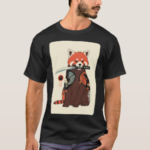 T-shirt Illustration de style de tatouage de carpe samoura
