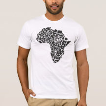 illustration de symbole Afrique comme peau de