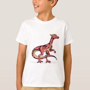T-shirt Illustration De Velociraptor.