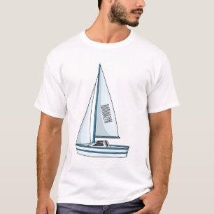 T-shirt Illustration de voilier