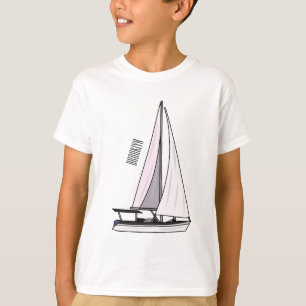 T-shirt Illustration de voilier