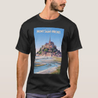 Illustration de voyage de style art vintage du Mon