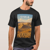 Illustration de voyage vintage Syrie